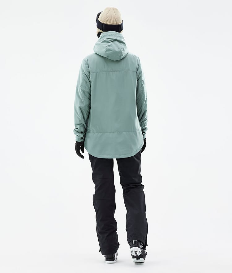 Insulated W Chaqueta Capa Intermedia de Esquí Mujer Faded Green, Imagen 6 de 12