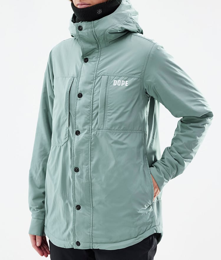 Insulated W Chaqueta Capa Intermedia Mujer Faded Green, Imagen 9 de 12