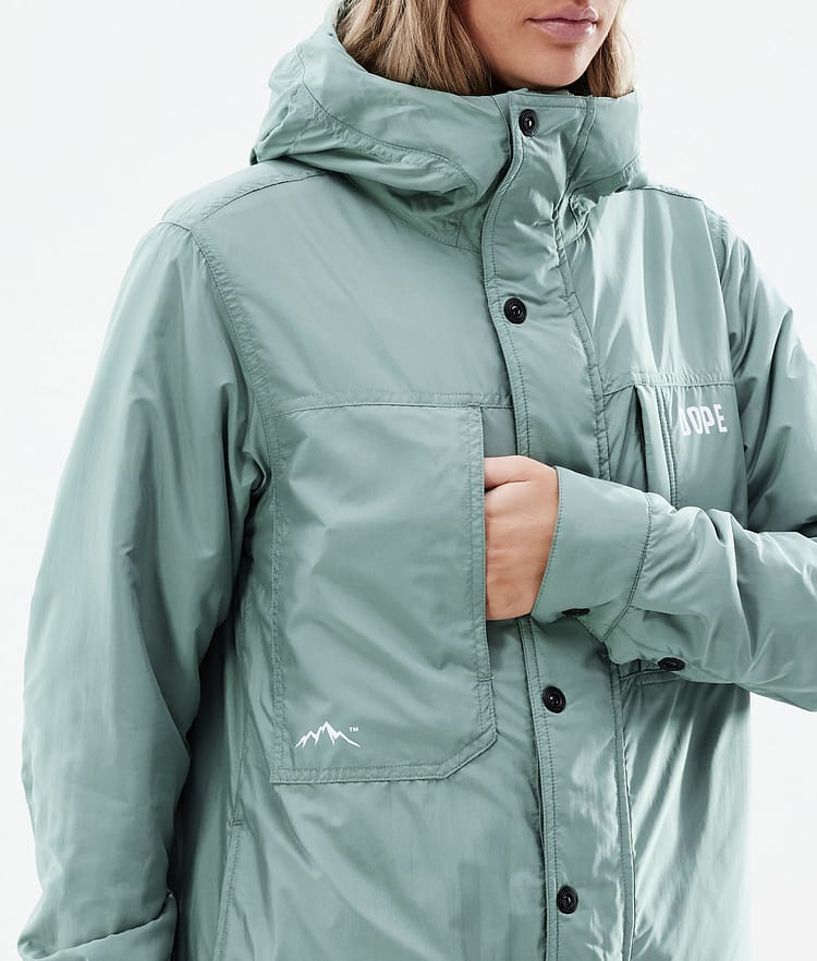 Insulated W Kurtka typu midlayer Outdoor Kobiety Faded Green, Zdjęcie 9 z 10