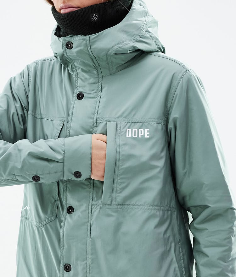 Insulated W Chaqueta Capa Intermedia Mujer Faded Green, Imagen 10 de 12