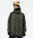 Insulated W Midlayer Jacket Ski Women Olive Green