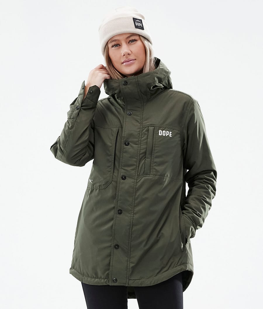 Insulated W Midlayer Jacket Outdoor Women Olive Green