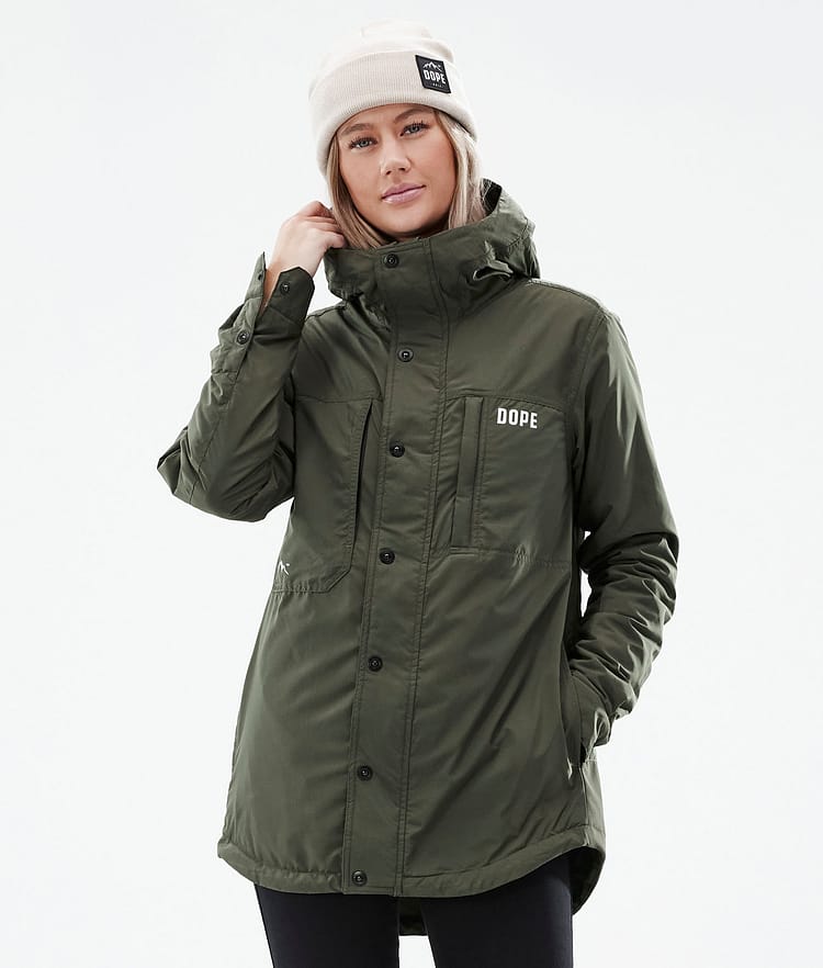 Insulated W Kurtka typu midlayer Outdoor Kobiety Olive Green, Zdjęcie 1 z 10