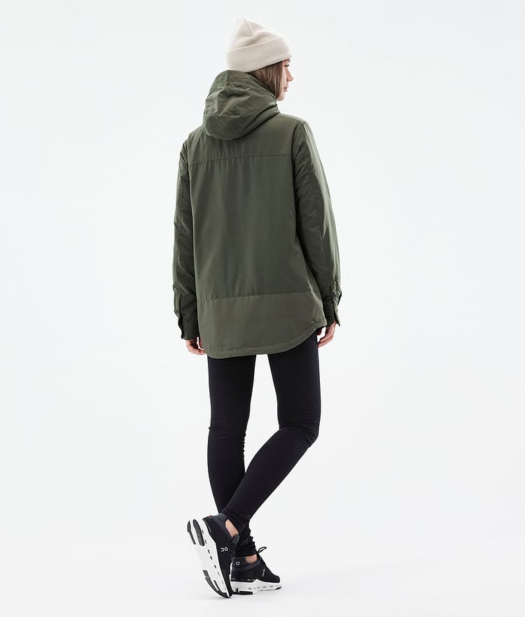 Insulated W Kurtka typu midlayer Outdoor Kobiety Olive Green, Zdjęcie 4 z 10