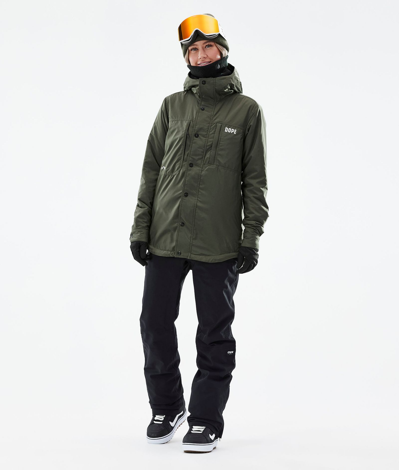 Insulated W Chaqueta Capa Intermedia Mujer Olive Green, Imagen 5 de 12