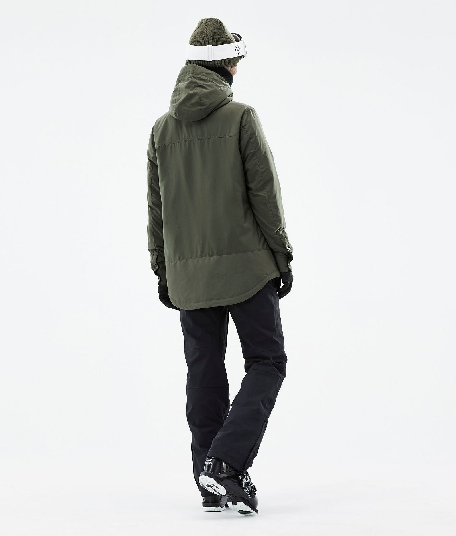 Insulated W Chaqueta Capa Intermedia de Esquí Mujer Olive Green, Imagen 6 de 12