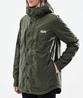 Insulated W Kurtka typu midlayer Outdoor Kobiety Olive Green, Zdjęcie 7 z 10
