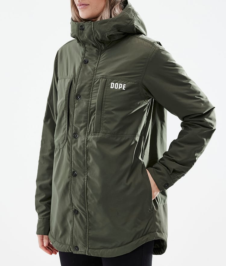 Insulated W Kurtka typu midlayer Outdoor Kobiety Olive Green, Zdjęcie 7 z 10
