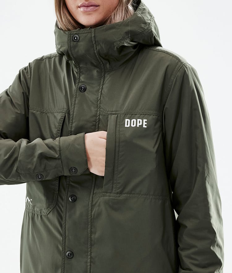 Insulated W Chaqueta Capa Intermedia de Outdoor Mujer Olive Green, Imagen 8 de 10