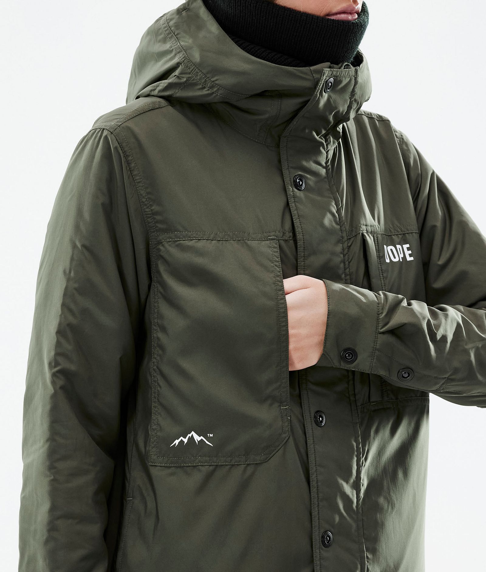 Insulated W Chaqueta Capa Intermedia Mujer Olive Green, Imagen 11 de 12