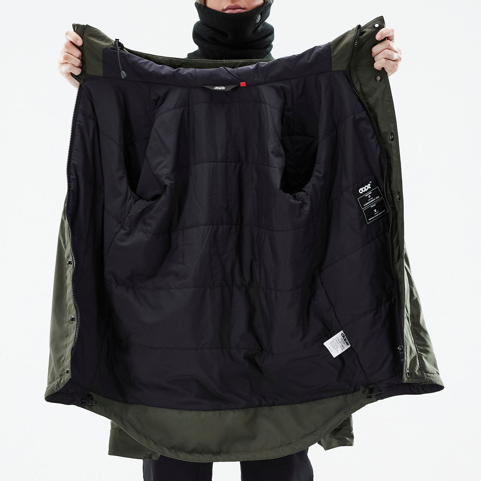 Insulated W Chaqueta Capa Intermedia Mujer Olive Green, Imagen 12 de 12