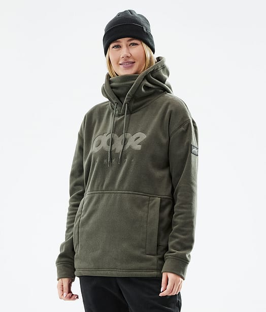 Cozy II W 2021 Fleece Hoodie Women Olive Green