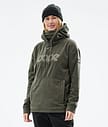 Cozy II W 2021 Fleece-hoodie Dame Olive Green