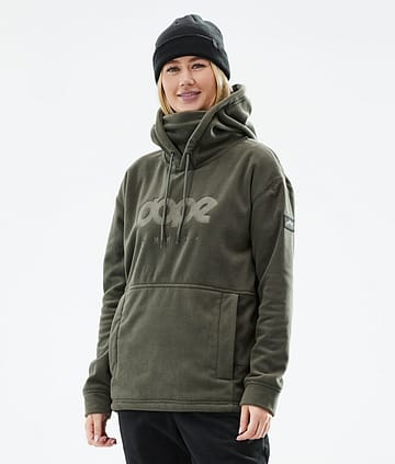 Cozy II W 21 Polar con Capucha Mujer Olive Green