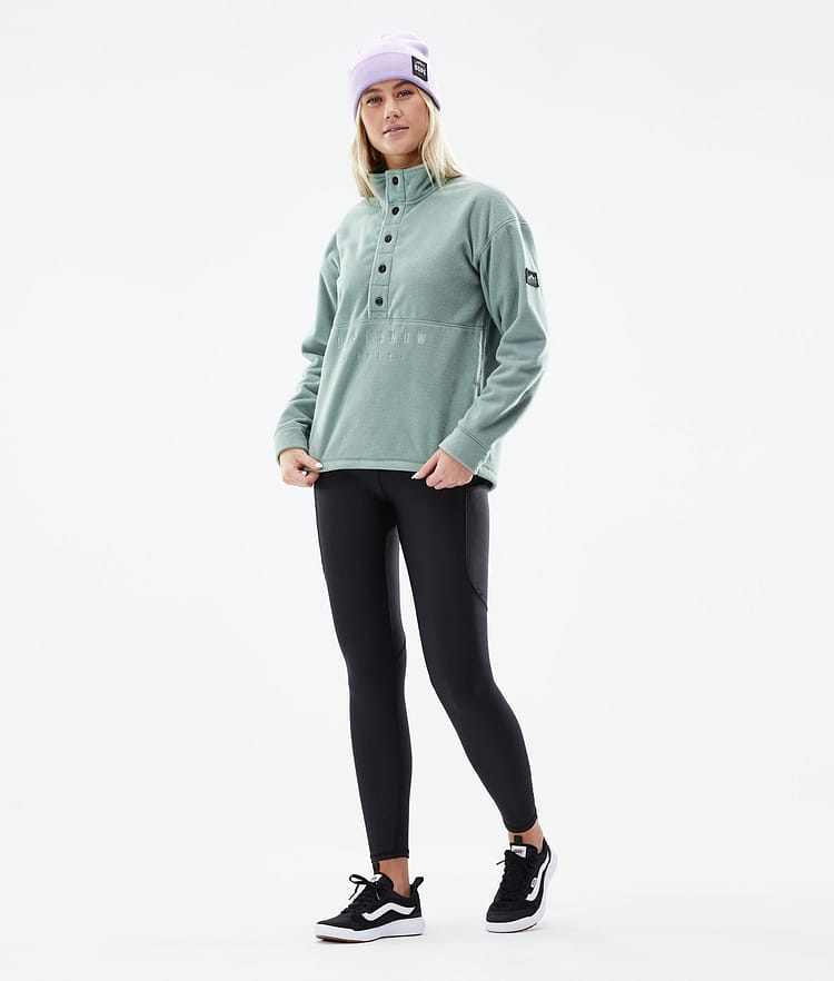 Comfy W 2021 Fleecová Mikina Dámské Faded Green, Obrázek 4 z 7