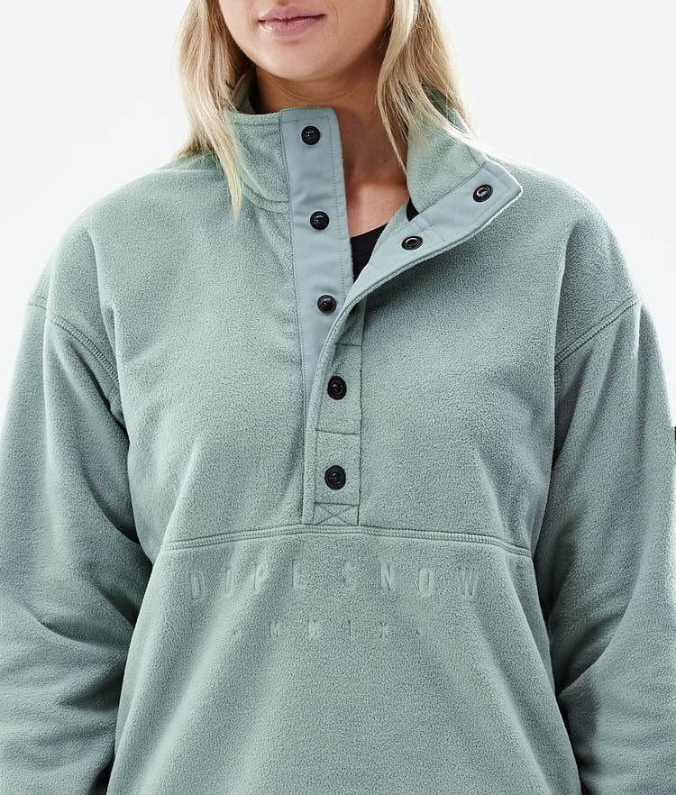 Comfy W 2021 Fleecová Mikina Dámské Faded Green, Obrázek 7 z 7
