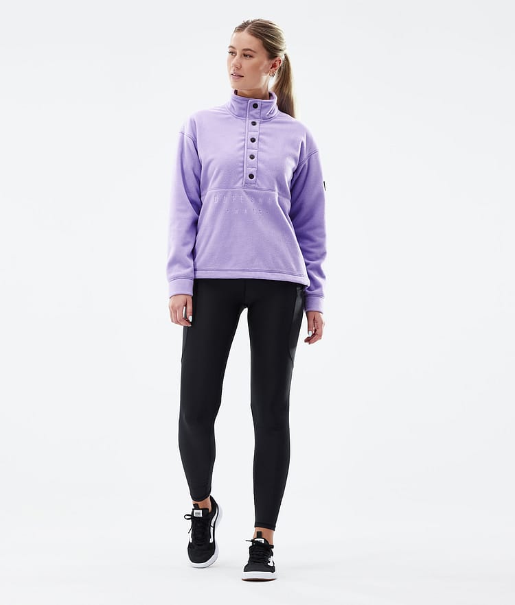 Comfy W 2021 Fleecová Mikina Dámské Faded Violet Renewed, Obrázek 4 z 6