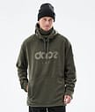 Cozy II 2021 Fleecová Mikina s Kapucí Pánské Olive Green