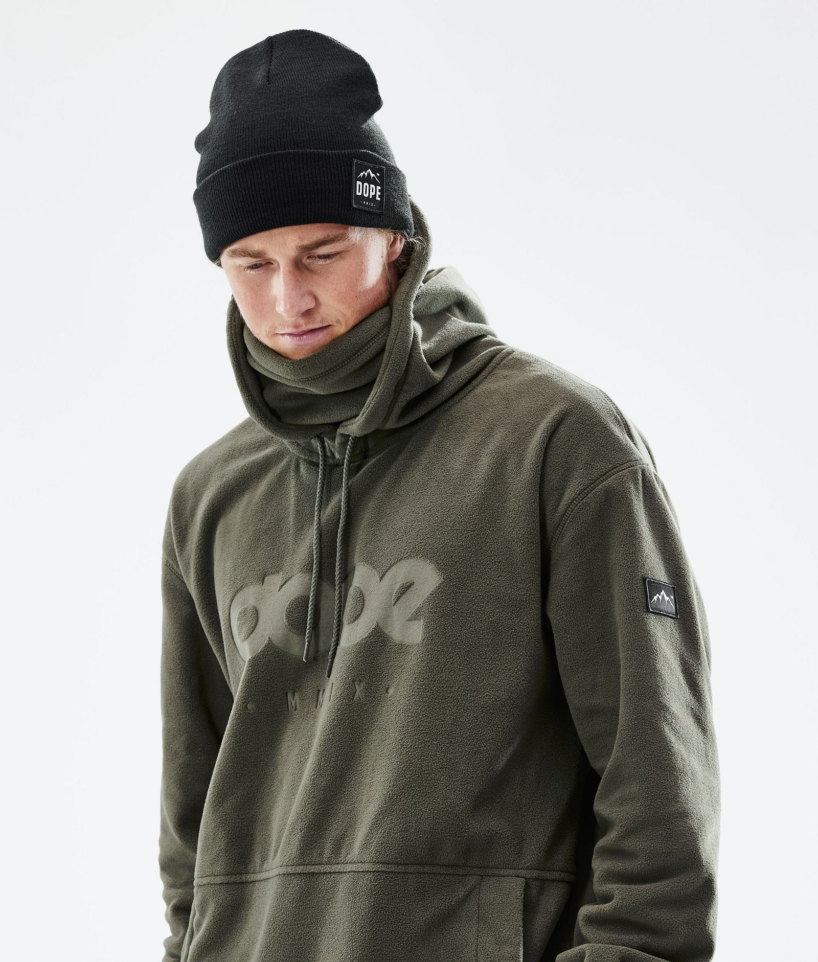 Cozy II 2021 Polar con Capucha Hombre Olive Green, Imagen 2 de 7