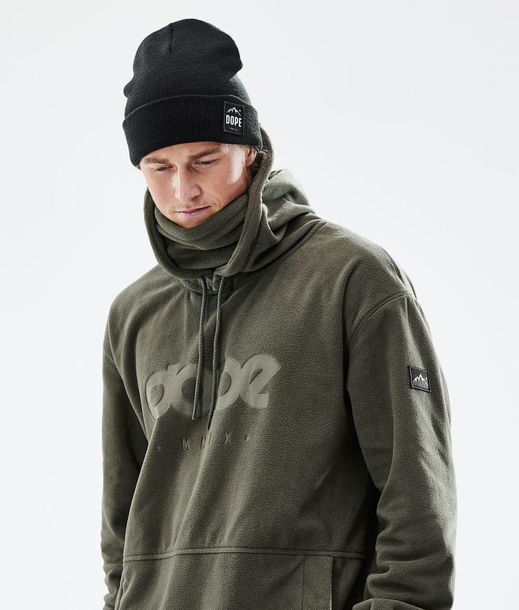 Cozy II 2021 Fleecová Mikina s Kapucí Pánské Olive Green, Obrázek 2 z 7