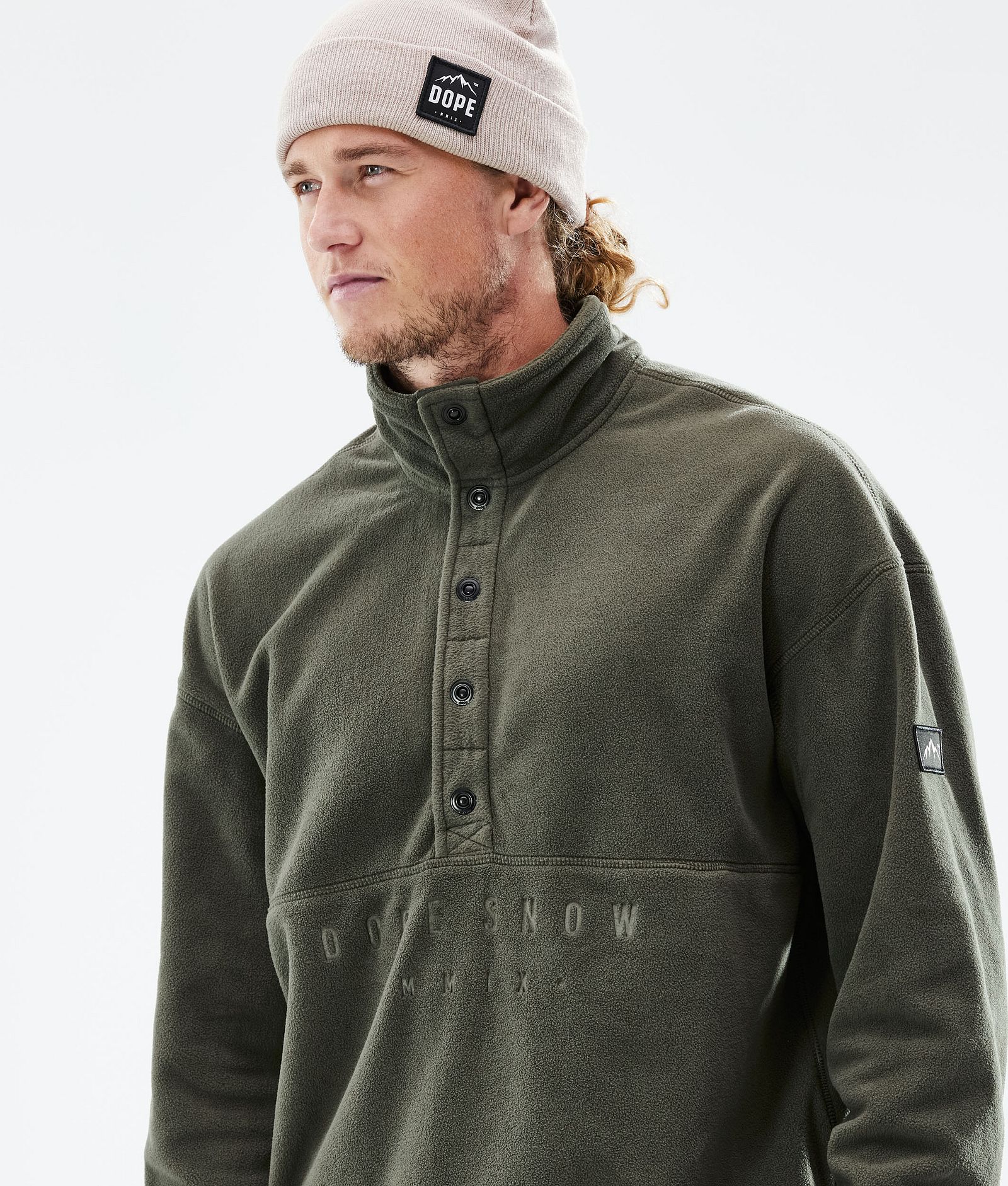 Comfy 2021 Sweter Polarowy Mężczyźni Olive Green, Zdjęcie 2 z 6