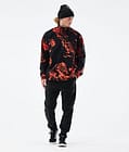 Comfy 2021 Sweter Polarowy Mężczyźni Paint Orange, Zdjęcie 4 z 6