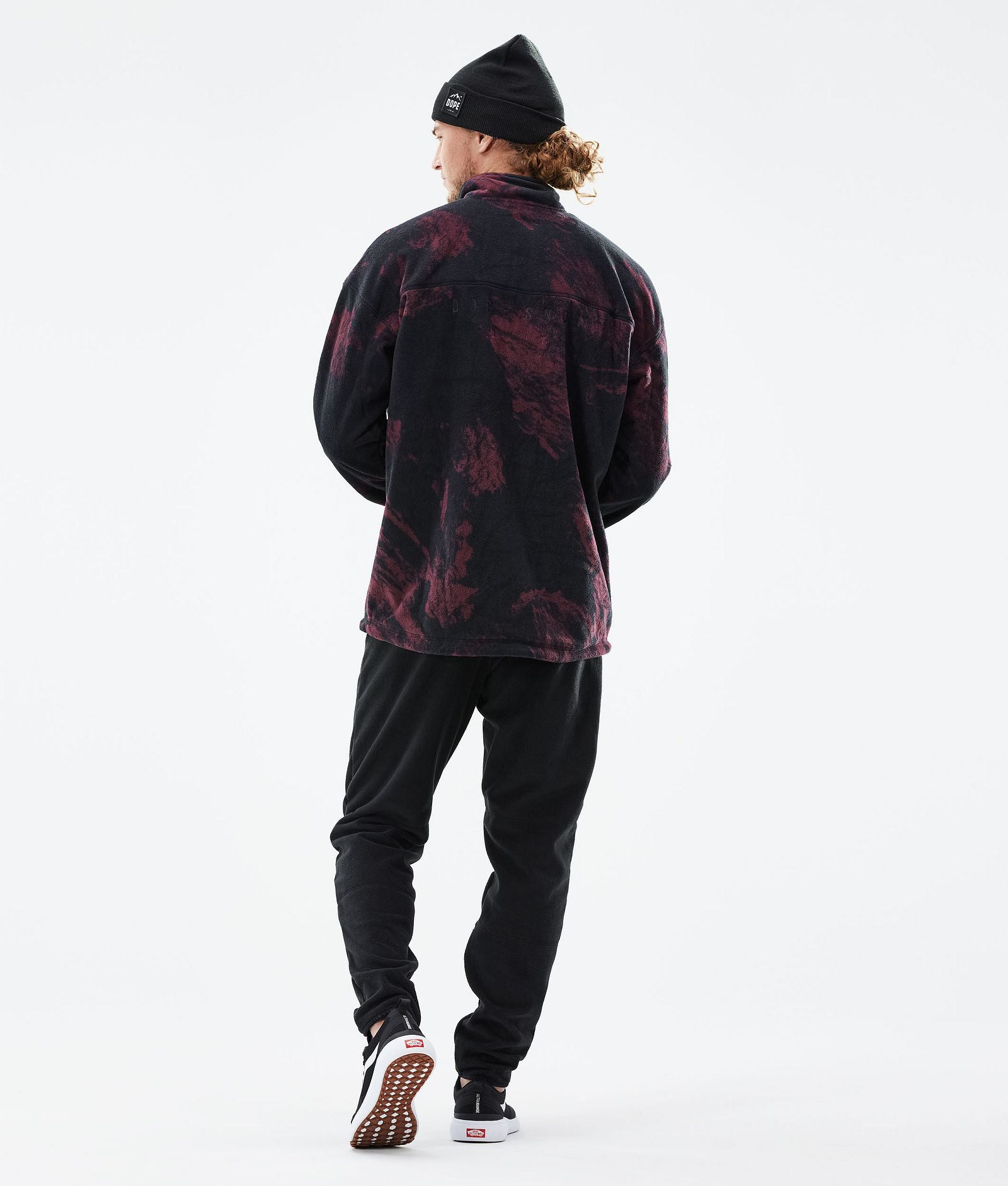 Comfy 2021 Sweter Polarowy Mężczyźni Paint Burgundy Renewed, Zdjęcie 5 z 6