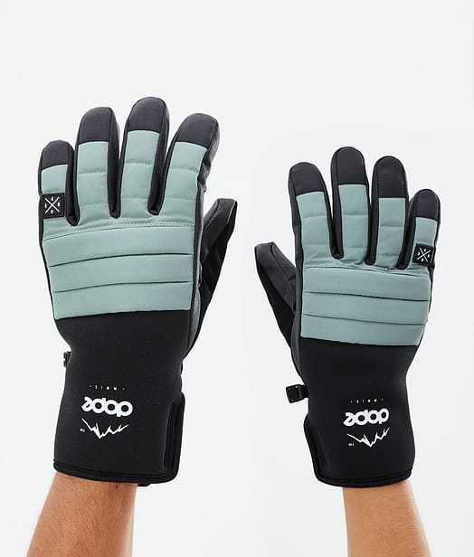 Ace 2021 Gants de Ski Faded Green