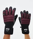 Ace 2021 Ski Gloves Men Burgundy