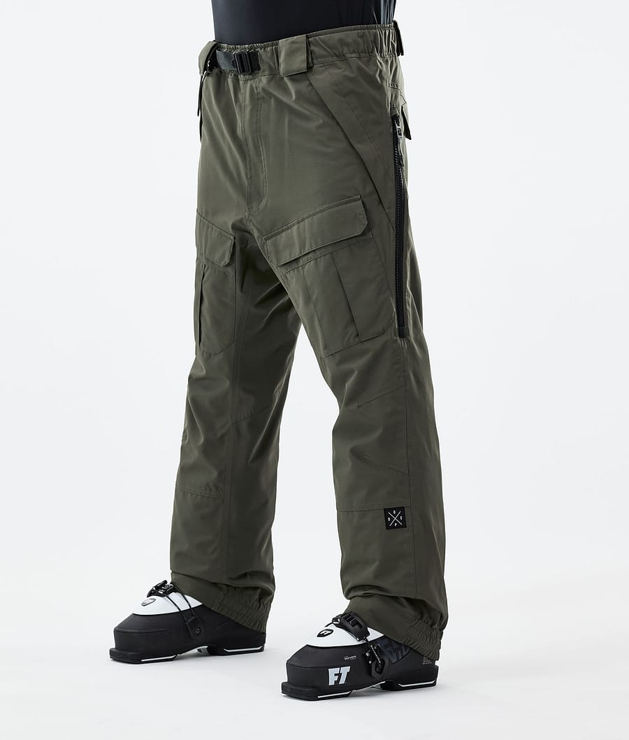 Antek Pantalon de Ski Homme Olive Green