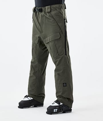 Antek 21 Lyžařské Kalhoty Pánské Olive Green