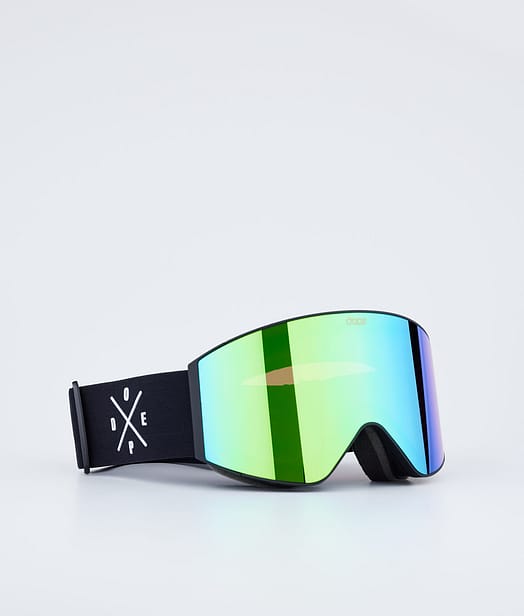 Sight 2021 Skibriller Black/Green Mirror