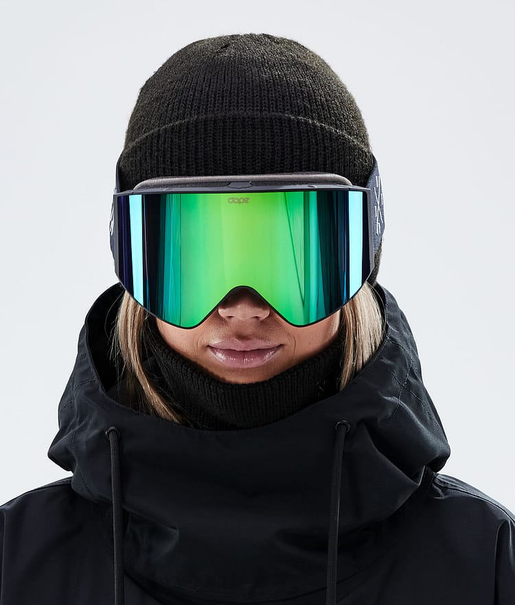Sight 2021 Gogle Narciarskie Black/Green Mirror, Zdjęcie 3 z 6