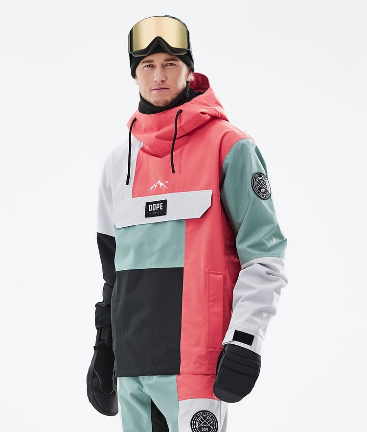 Blizzard LE Snowboardjacka Herr Limited Edition Patchwork Coral, Bild 1 av 10
