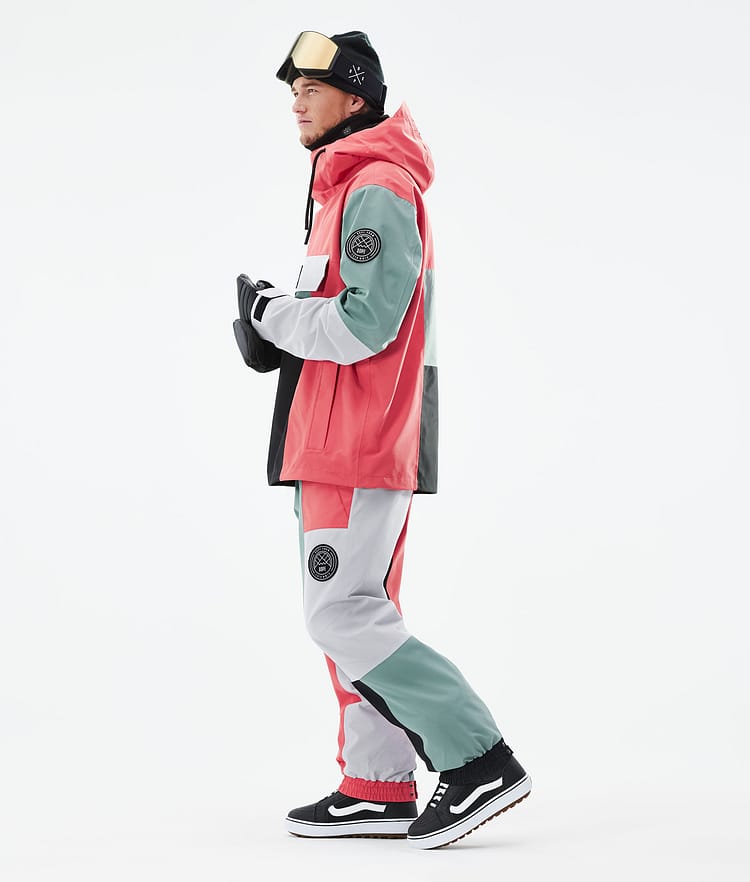 Blizzard LE Snowboard Jacket Men Limited Edition Patchwork Coral, Image 5 of 10