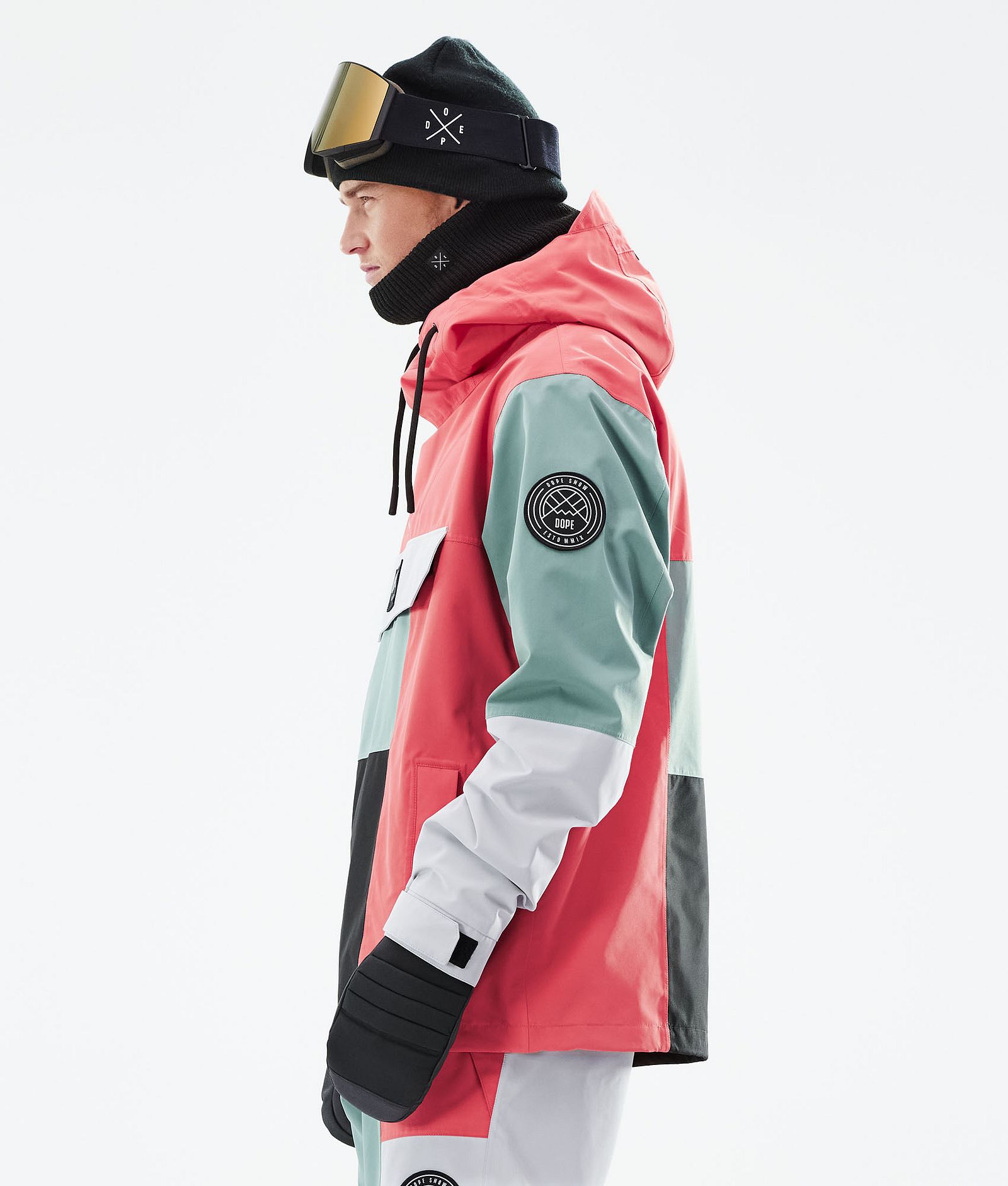 Blizzard LE Snowboardjacka Herr Limited Edition Patchwork Coral, Bild 7 av 10