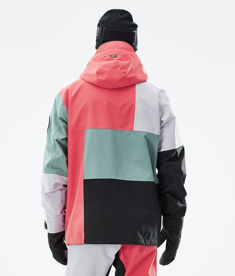 Blizzard LE Snowboard Jacket Men Limited Edition Patchwork Coral, Image 8 of 10