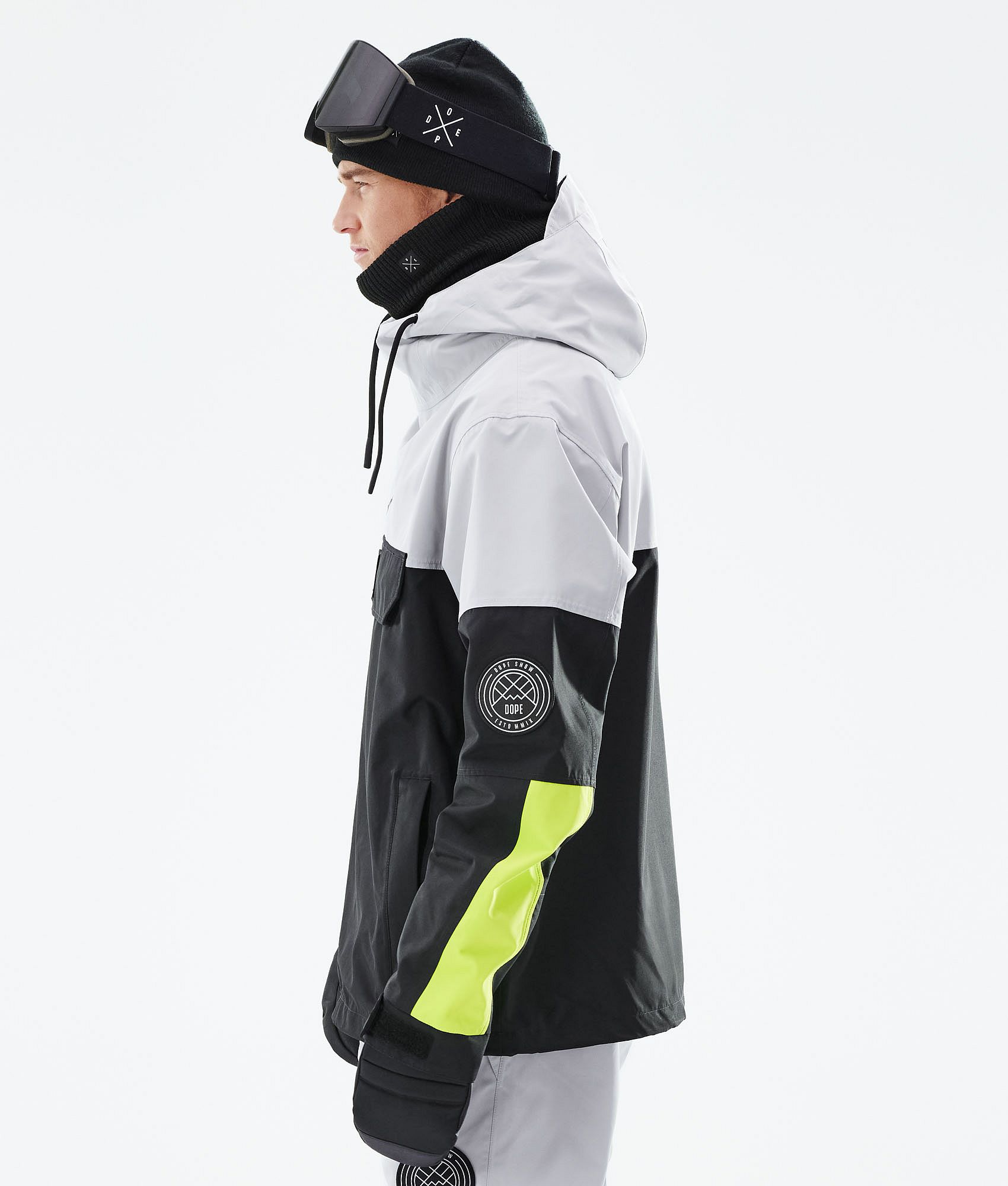Dope Blizzard LE Snowboard Jacket Men Limited Edition Multicolor Light Grey Dopesnow CA