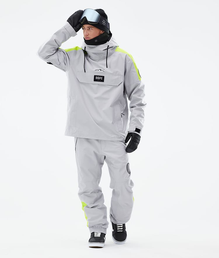 Blizzard LE Giacca Snowboard Uomo Limited Edition Stripe Light Grey, Immagine 3 di 9