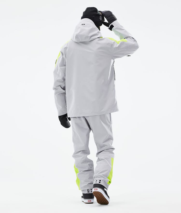 Blizzard LE Giacca Snowboard Uomo Limited Edition Stripe Light Grey, Immagine 5 di 9