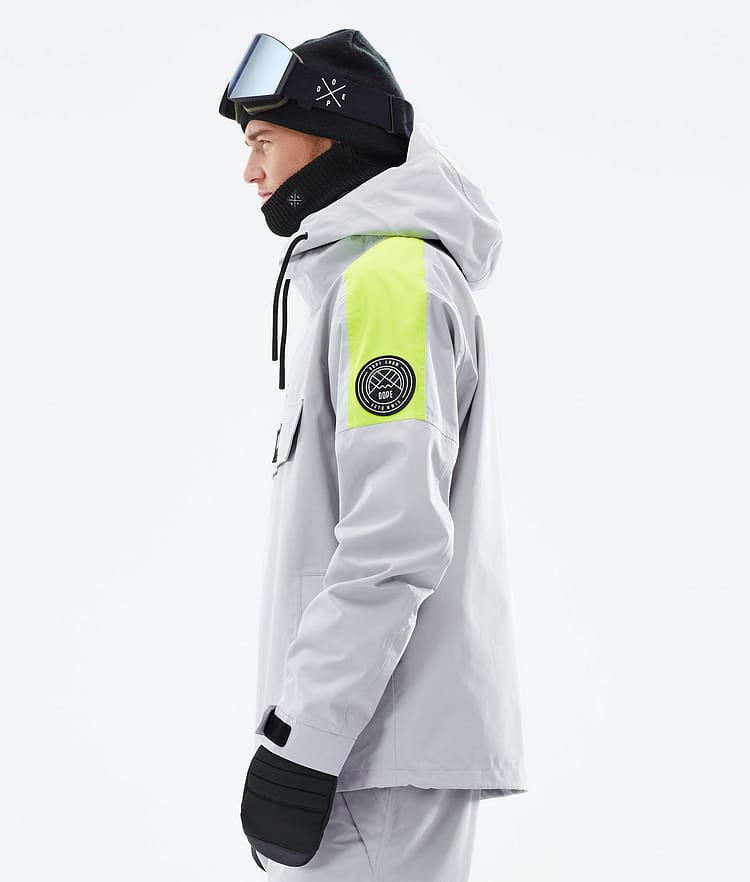 Blizzard LE Giacca Snowboard Uomo Limited Edition Stripe Light Grey, Immagine 6 di 9
