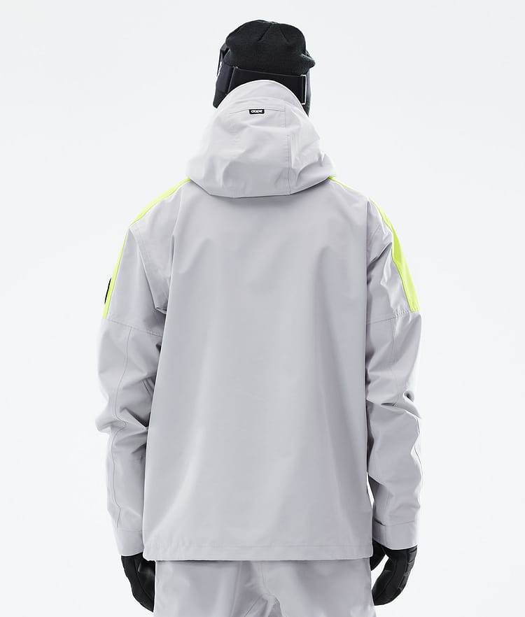 Blizzard LE Giacca Snowboard Uomo Limited Edition Stripe Light Grey, Immagine 7 di 9