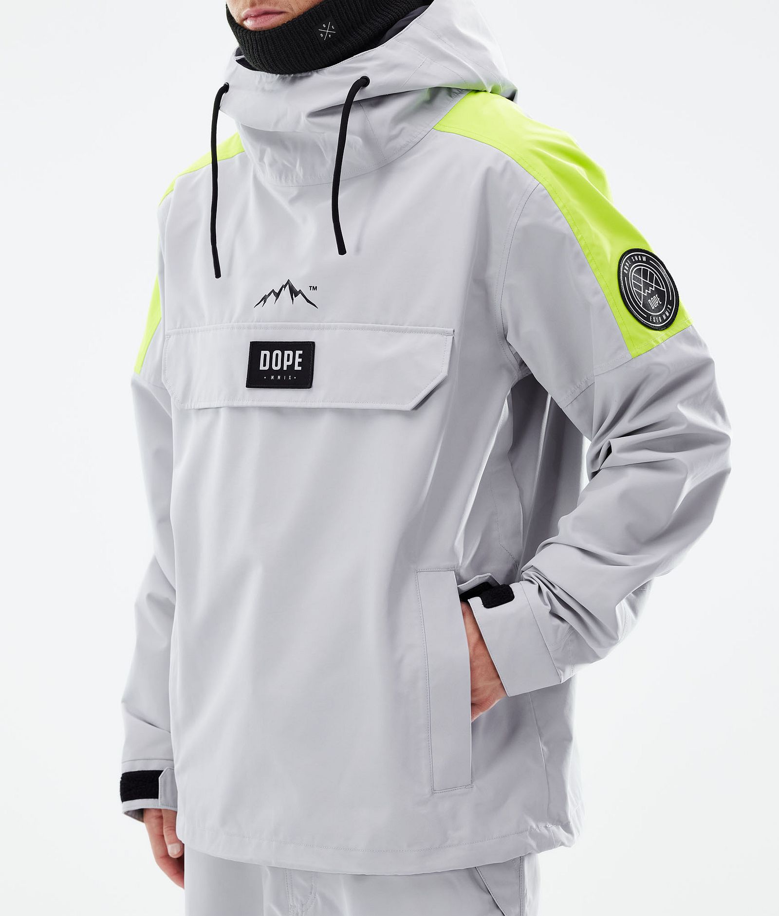 Blizzard LE Giacca Snowboard Uomo Limited Edition Stripe Light Grey, Immagine 8 di 9