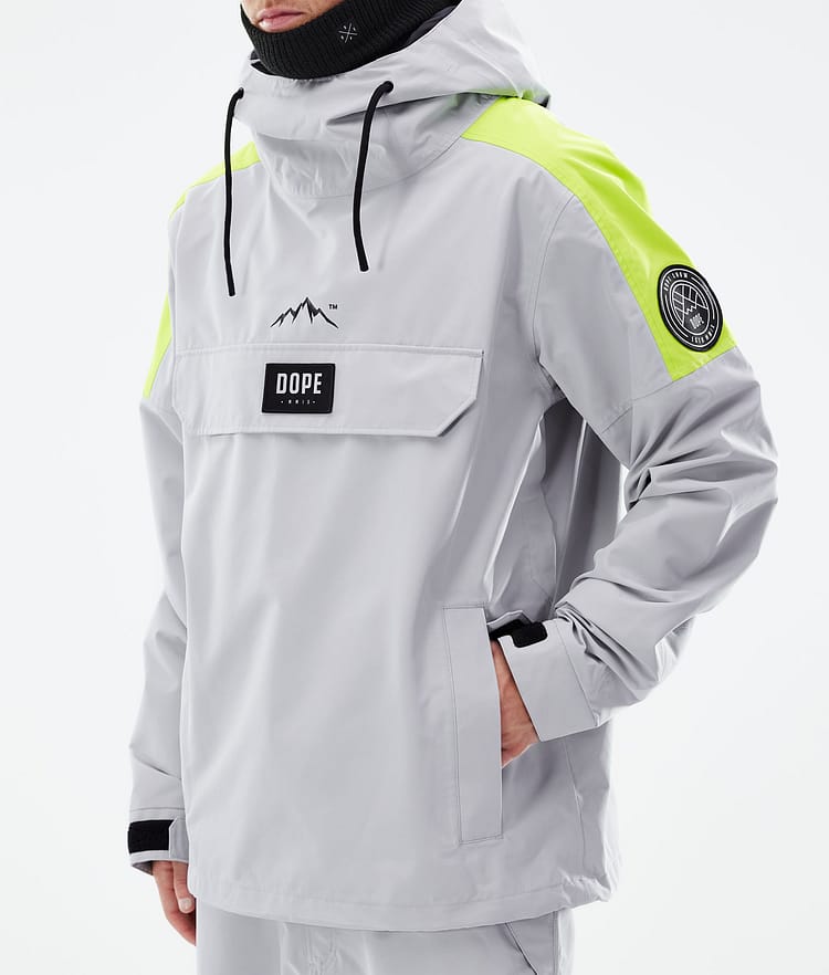 Blizzard LE Giacca Snowboard Uomo Limited Edition Stripe Light Grey, Immagine 8 di 9
