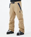 JT Blizzard Ski Pants Men Khaki Blue