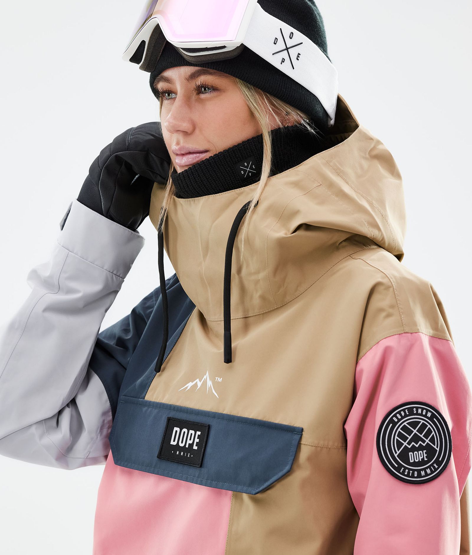 Blizzard LE W Skijakke Dame Limited Edition Patchwork Khaki, Bilde 2 av 10