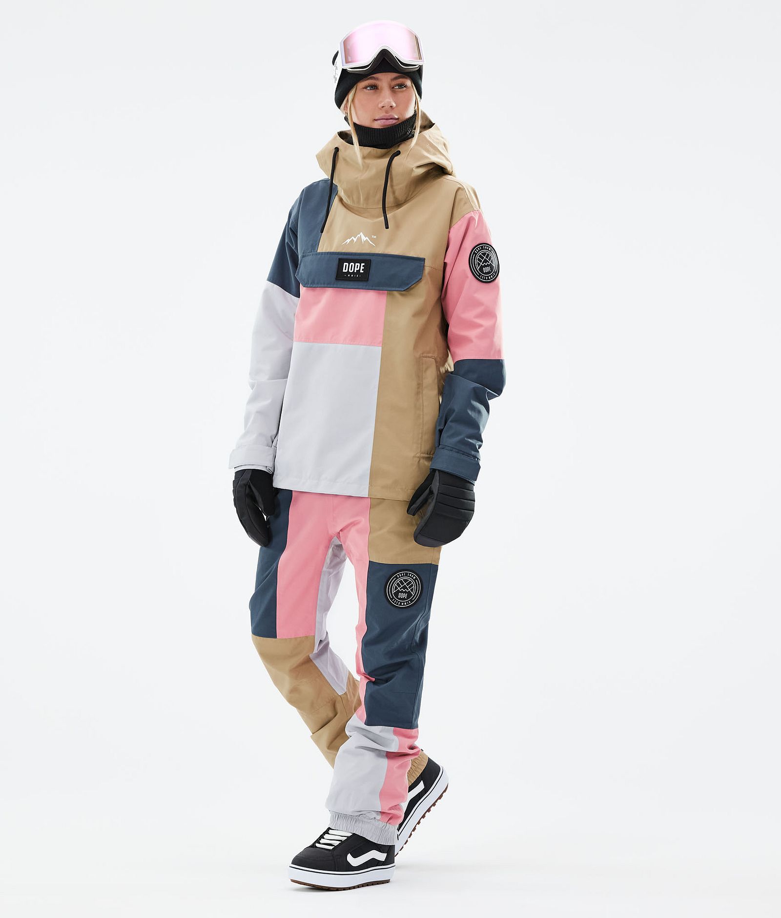 Blizzard LE W Snowboardjacke Damen Limited Edition Patchwork Khaki, Bild 4 von 10