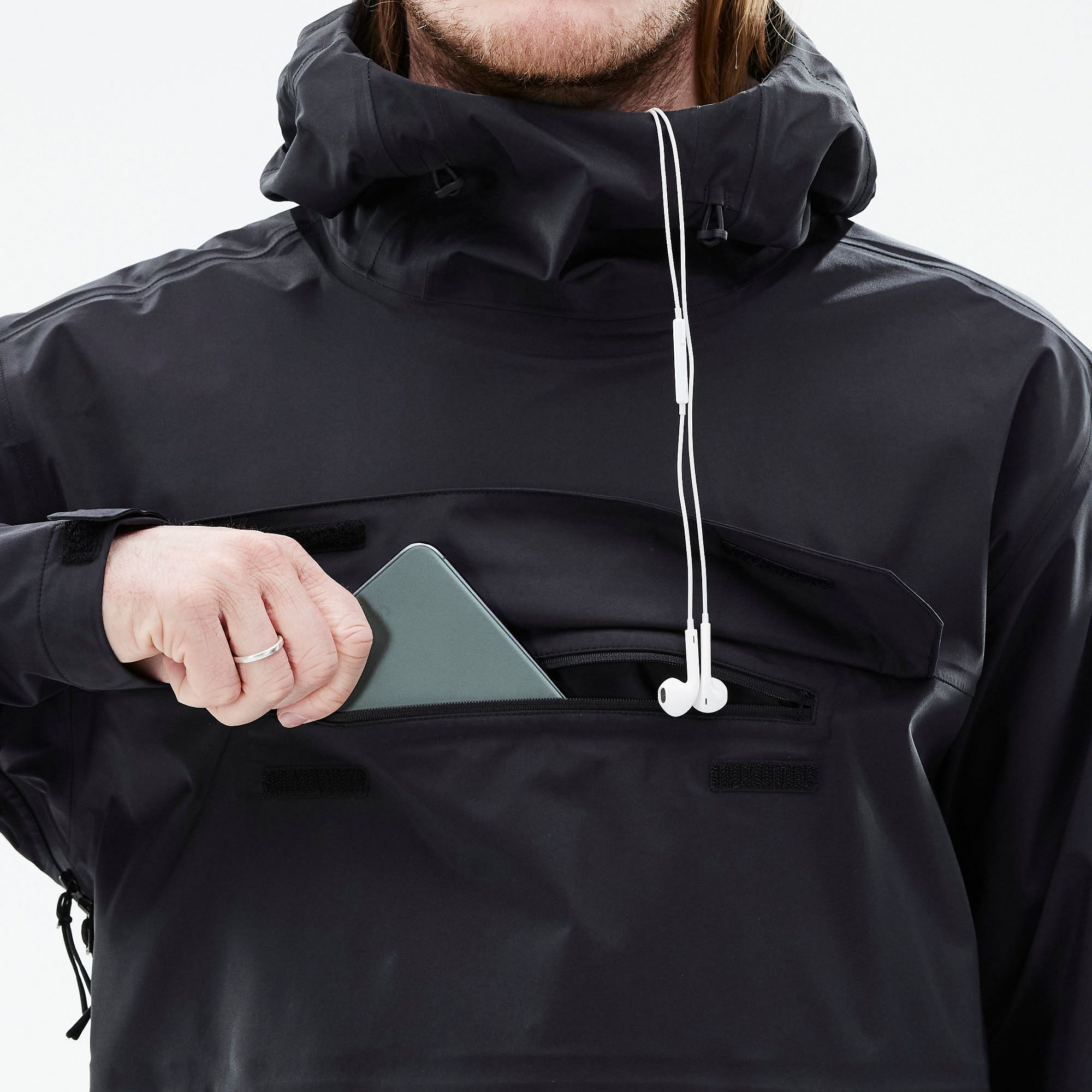 Dope Downpour Rain Jacket Men Black | Dopesnow.com