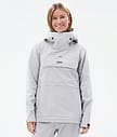 Downpour W Veste de pluie Femme Light Grey