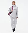 Downpour W Veste de pluie Femme Light Grey, Image 3 sur 10